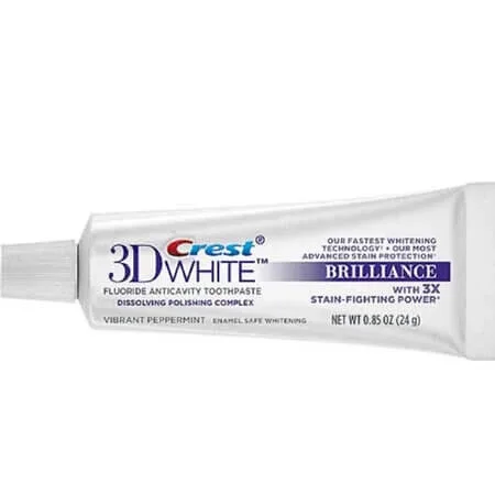 Pasta de dinti cu efect de albire 3D White Brilliance, 24 g, Crest — preț și oferte