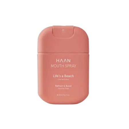 Spray bucal fara alcool pentru respiratie proaspata, Life's a Beach, Chai Tea si Menta, 20 ml, Haan — preț și oferte