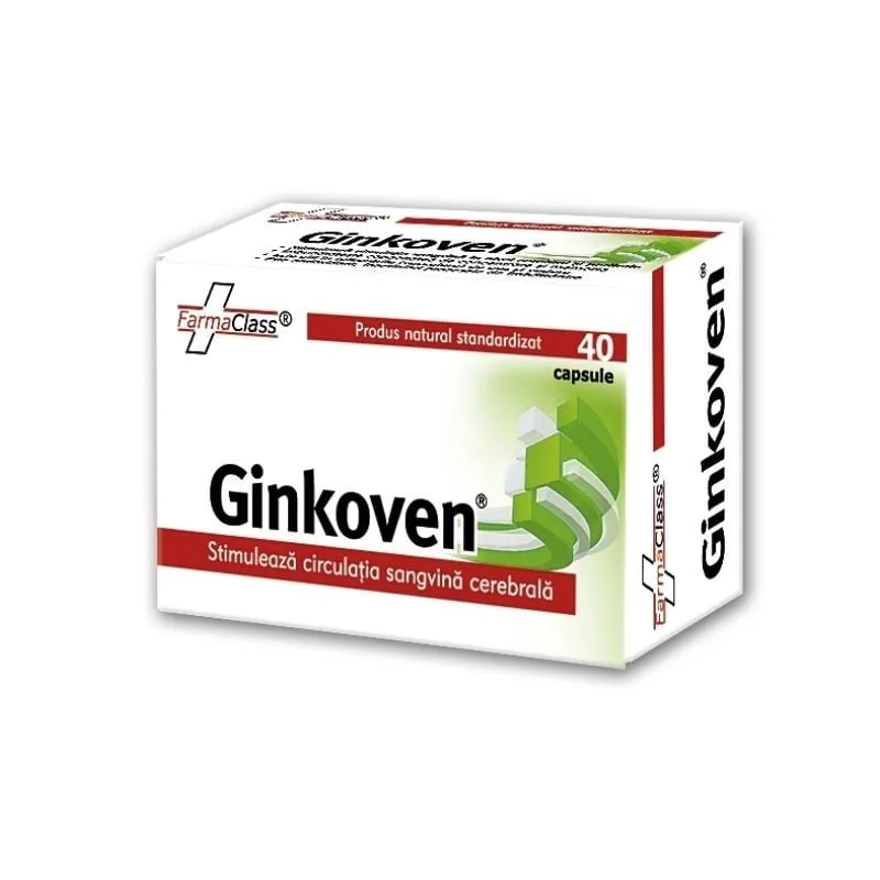 Ginkoven, 40 capsule FARMA CLASS INDUSTRY — preț și oferte