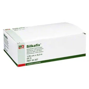 Bandă adezivă Silkafix 9,2 m x 1,25 cm, 24 de bandaje