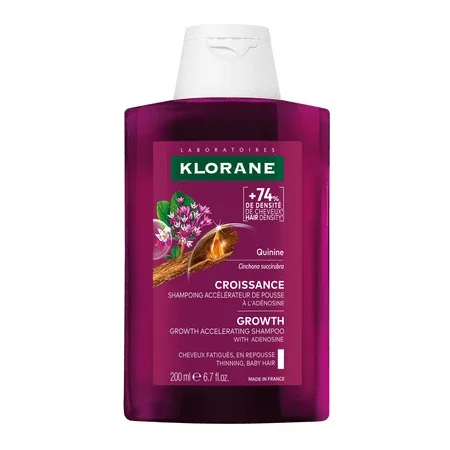 Sampon accelerator pentru cresterea parului cu Adenozina Chinina Growth, 200 ml, Klorane — preț și oferte