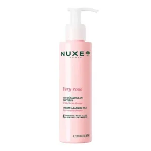 NUXE Very Rose Lapte demachiant și de curățare, 200 ml