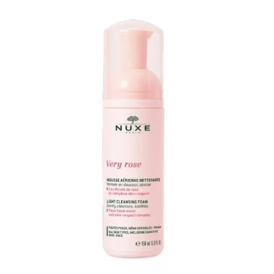 NUXE Very Rose Light Cleansing Foam, Spumă demachiantă 150 ml — preț și oferte
