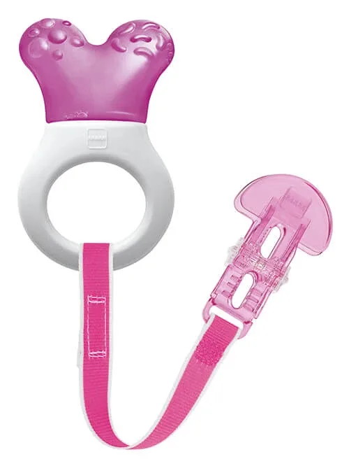 Mam | Mini Cooler &amp; Clip pentru dinți, cu efect de răcire, pentru copii de 2+ luni | Violet | 1 buc. — preț și oferte