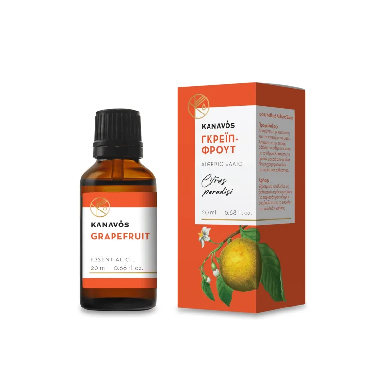 Kanavos | Ulei esențial de grapefruit | 20 ml — preț și oferte