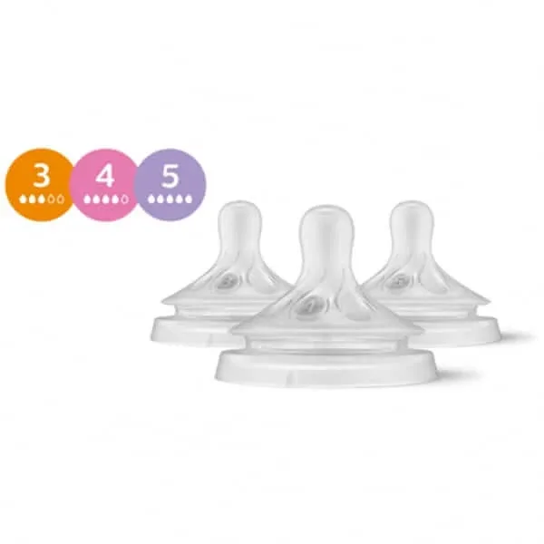 Avent | Natural Response Set de tetine Mix &amp; Match pentru copii de peste 1 lună | 3 bucăți — preț și oferte