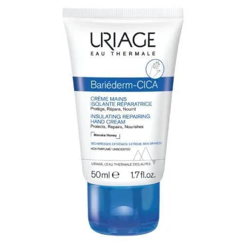 URIAGE Bariederm-CICA Hand Cream Cremă regenerantă, protectoare și hidratantă pentru mâini 50 ml — preț și oferte