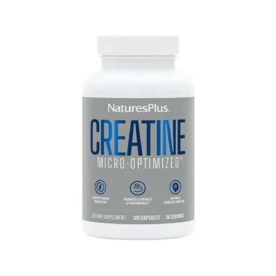NATURES PLUS Creatină micro-optimizată, 120 capsule — preț și oferte
