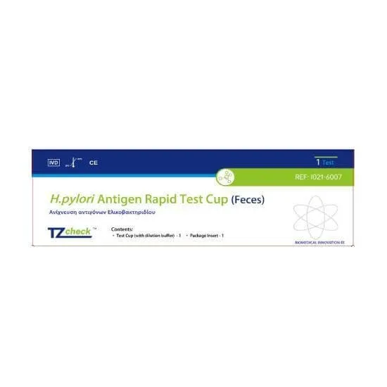 TZ CHECK H.Pylori Antigen Rapid Test – Test rapid de detectare a antigenului Helicobacter pylori, 1 buc. — preț și oferte