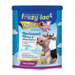 Frezylac | Gold 3 | Lapte de vacă organic praf, începând cu luna a 12-a (a treia etapă de alăptare) | 900 g