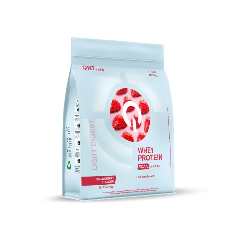 QNT | Light Digest Whey Protein cu aromă de căpșuni | 500 g — preț și oferte