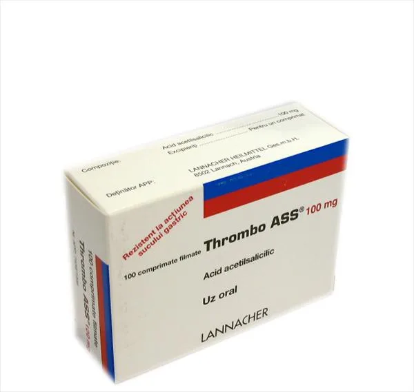 THROMBO ASS 100 MG X 100 LANNACHER HEILMITTEL — preț și oferte