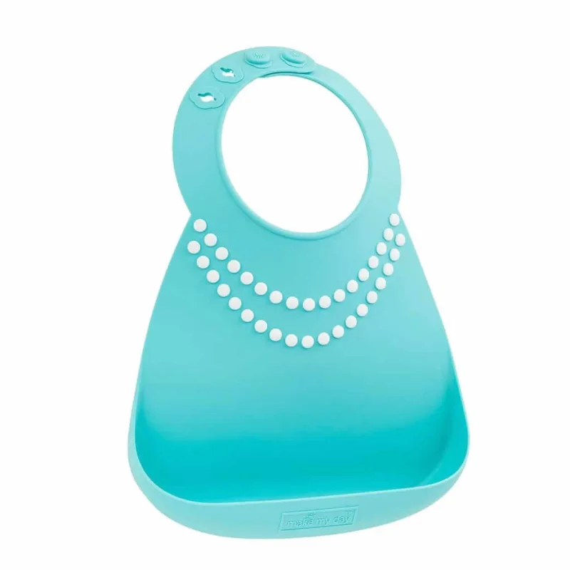 Munchkin | Make My Day Baby Bavețică din silicon Tiffany Blue 6 luni+ | 1 buc. — preț și oferte