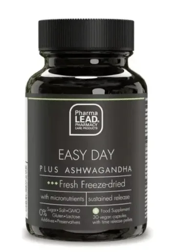 Pharmalead | Easy Day Plus Ashwagandha Pentru o funcționare psihologică echilibrată | 30 capsule — preț și oferte
