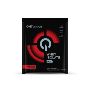 QNT | Metapure Zero Whey Isolate Protein cu aromă de zmeură | 30 g