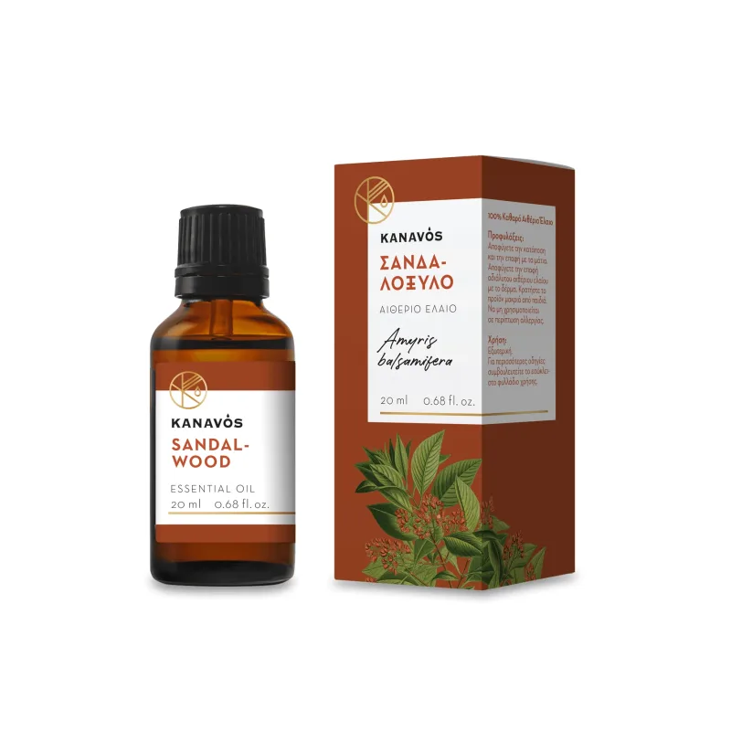 Kanavos | Ulei esențial de lemn de santal | 20 ml — preț și oferte
