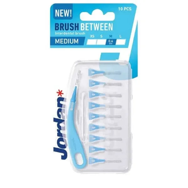 Jordan | Brush Between Periuțe interdentare Medium 0,6 mm | 10 buc. — preț și oferte