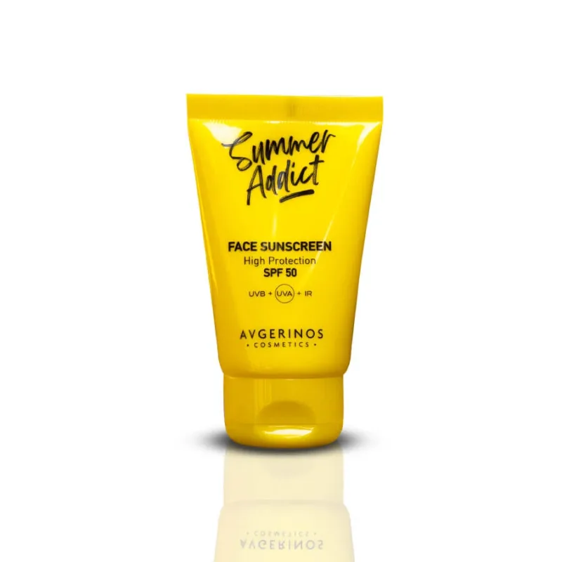 Avgerinos Cosmetics | Summer Addict Sun Protection Face Cream SPF50 Cremă de protecție solară pentru față, non-grasă | 50 ml — preț și oferte