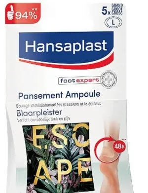 Hansaplast | Plasturi pentru bășici, mărimea L | 5 buc.