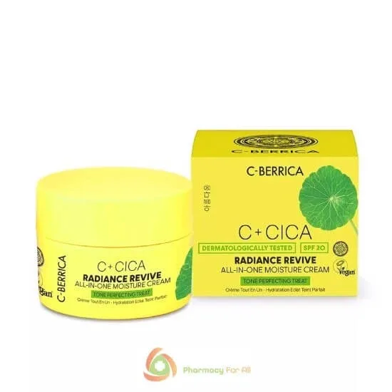 NATURA SIBERICA C+Cica C-Berrica Radiance Revive All-in-One Moisture Cream Cremă hidratantă de zi cu SPF 20, 50 ml — preț și oferte