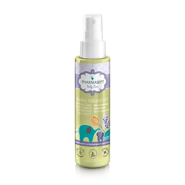 PHARMASEPT Baby Natural Oil Ulei natural pentru hidratare profundă și îngrijire a corpului și a feței bebelușului 100 ml — preț și oferte