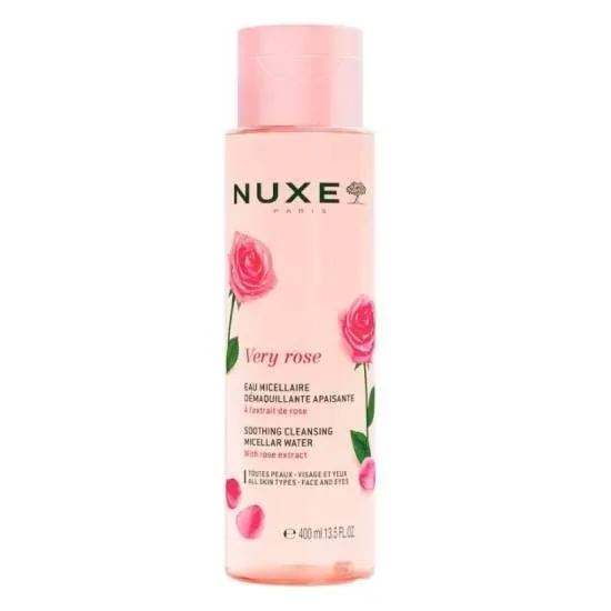 NUXE Very Rose – Apă micelară calmantă cu extract de trandafir, 400 ml — preț și oferte