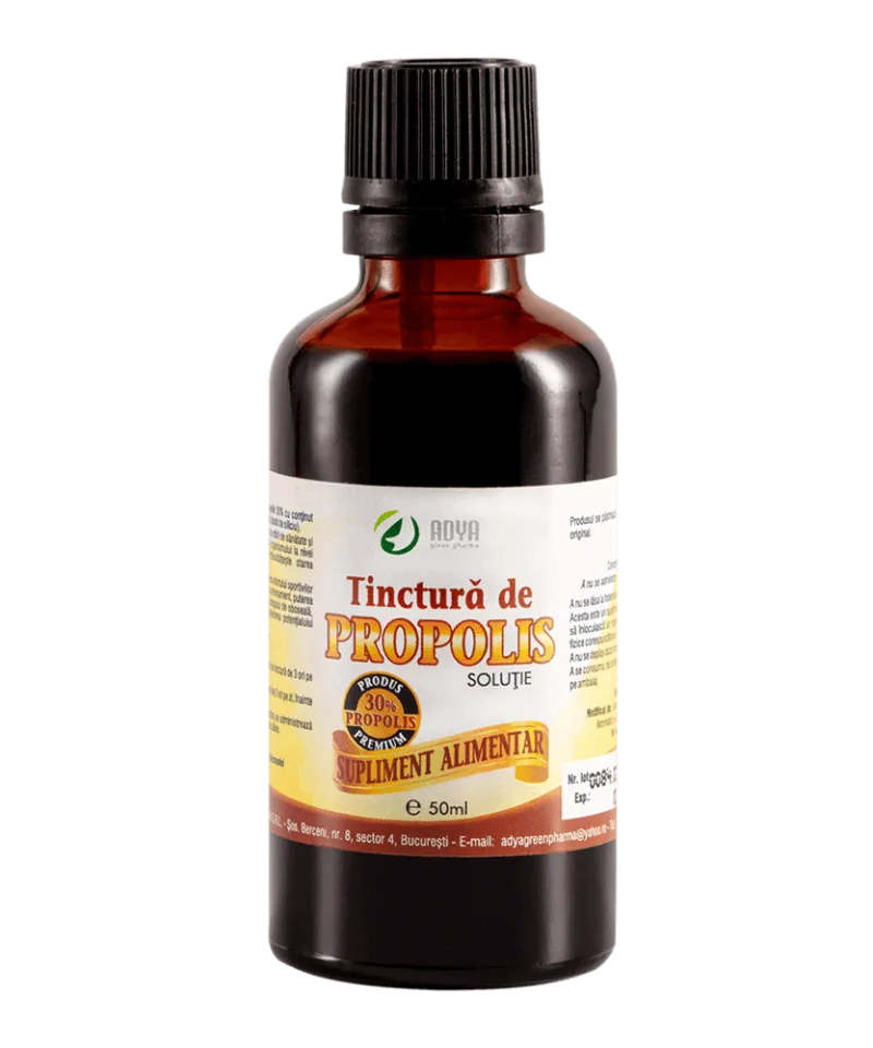 Tinctura de propolis 30%, Adya Green Pharma | 50 ml — preț și oferte