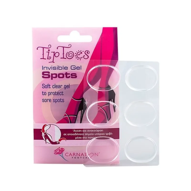 Carnation | Tip Toes Spots – Plasturi cu gel pentru bășici | 6 buc. — preț și oferte