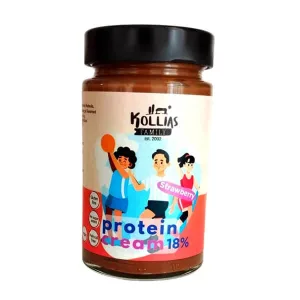 Kochyli | Cremă de alune bogată în proteine cu căpșuni, fără zahăr | 250 g