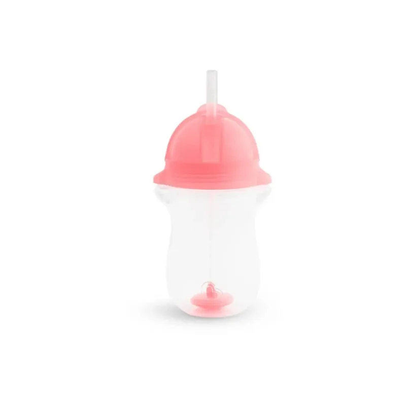 Munchkin | Tip &amp; Sip Straw Cup – Pahar cu pai și sistem Click Lock, pentru copii de la 12 luni în sus | 296 ml — preț și oferte