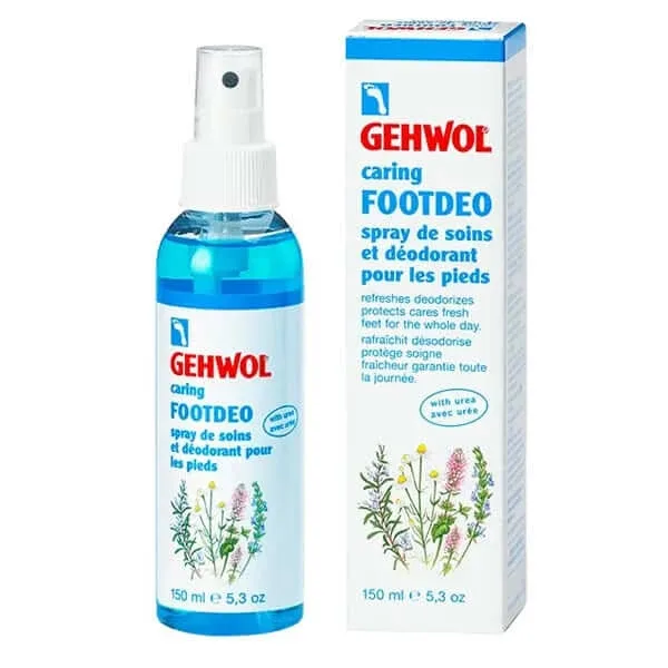 Gehwol | Caring Footdeo Spray deodorant pentru picioare cu uleiuri esențiale de cimbru și lavandă | 150 ml — preț și oferte
