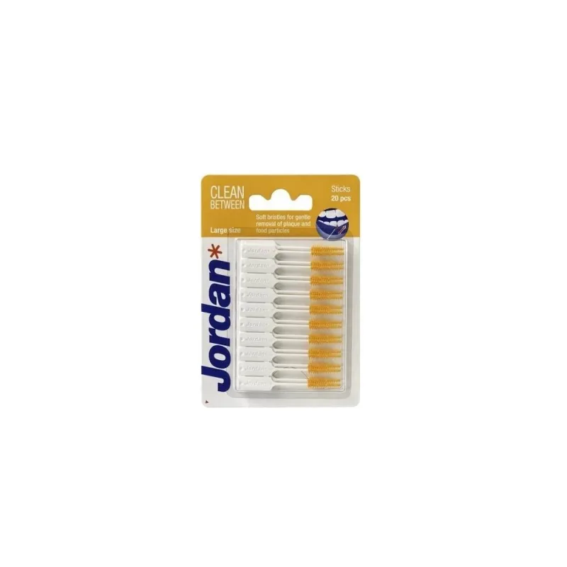Jordan | Dental Sticks Large – Periuțe interdentare | 20 buc. — preț și oferte