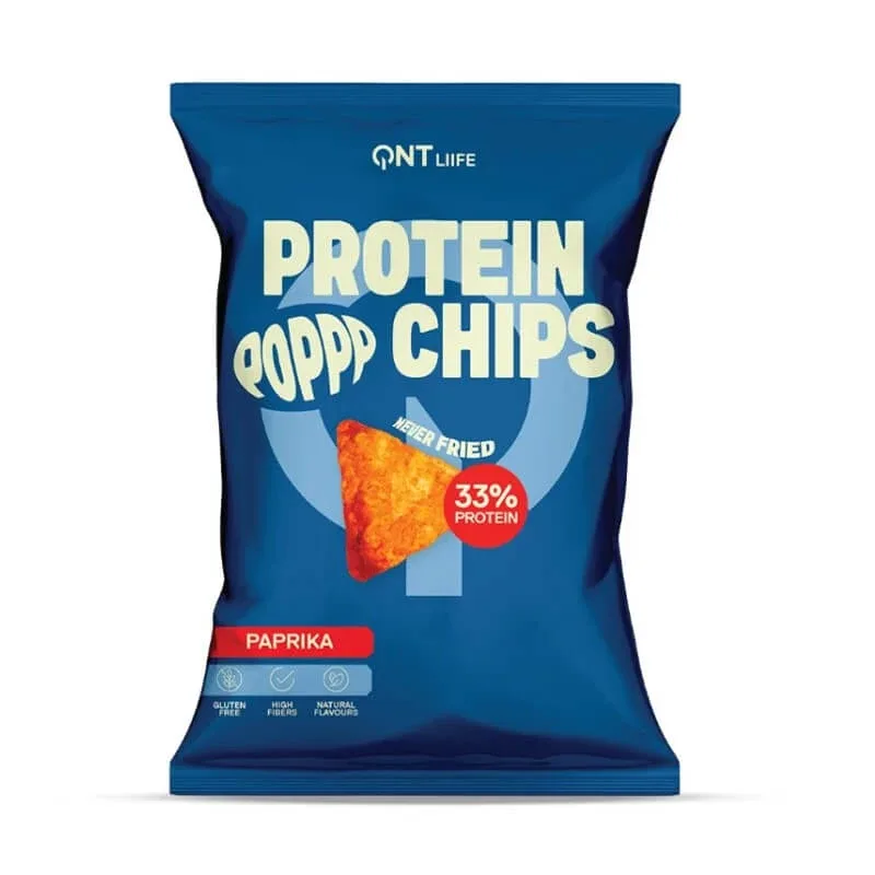 QNT | Chipsuri proteice cu paprika | 50 g — preț și oferte