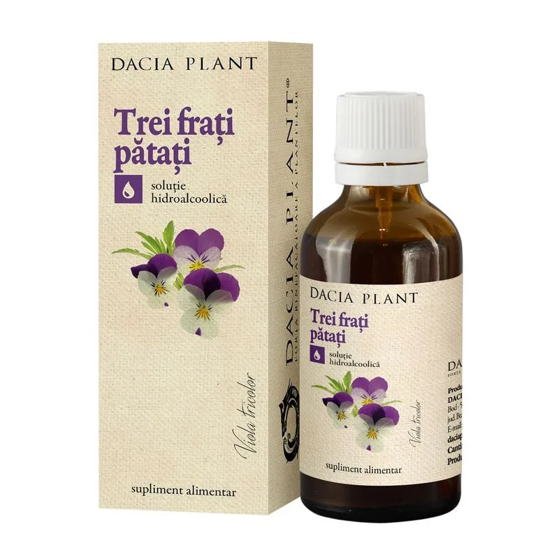 Tinctura Trei Frati Patati, Dacia Plant | 50 ml — preț și oferte