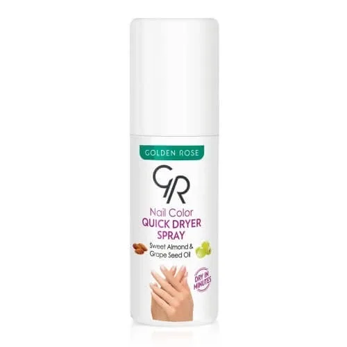 GOLDEN ROSE Nail Color Quick Dryer Spray – Spray pentru uscarea rapidă a unghiilor, 55 ml — preț și oferte