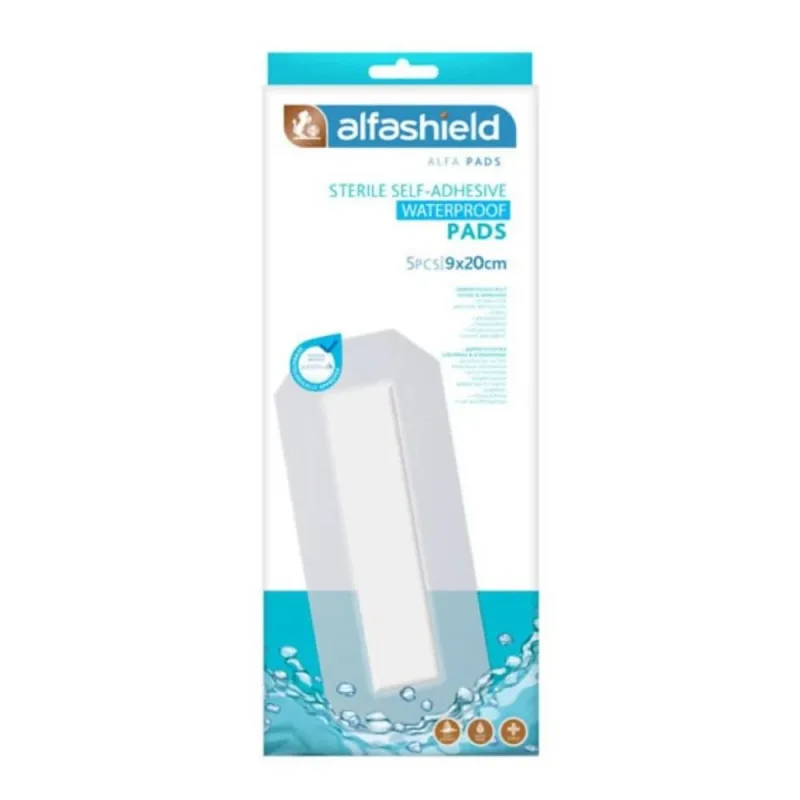 Alfashield | Plasturi sterili, autoadezivi și impermeabili (9x20 cm) | Plasturi sterili autoadezivi | 5 buc. — preț și oferte