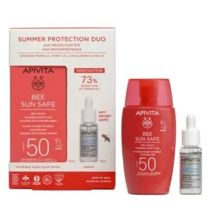 Apivita | Dry Touch SPF50 50 ml + CADOU HA5 Honey Repair Serum 10 ml | 1 set