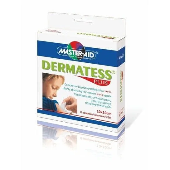 Master Aid | Dermatess Plus | Tifon steril antiaderent 10x10 cm | 12 buc. — preț și oferte