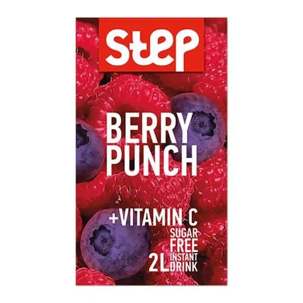 Step | Berry Punch – Băutură instant bogată în vitamine, sub formă de pulbere | 9 g — preț și oferte