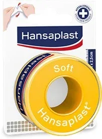 Hansaplast Bandă adezivă de fixare Soft 5 m x 2,5 cm — preț și oferte