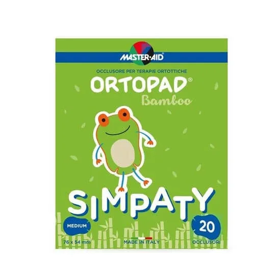 Master Aid | Ortopad Simpaty – Pansamente oftalmice autoadezive pentru copii | Mărime medie 76x54 mm | 20 buc. — preț și oferte