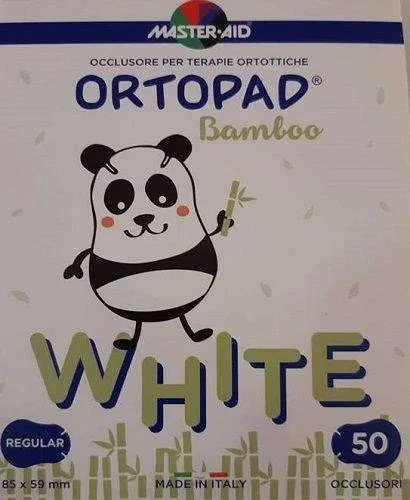 Ortopad White Regular | Plasturi oftalmici autoadezivi pentru copii, 8,5 x 5,9 cm | 50 buc. — preț și oferte