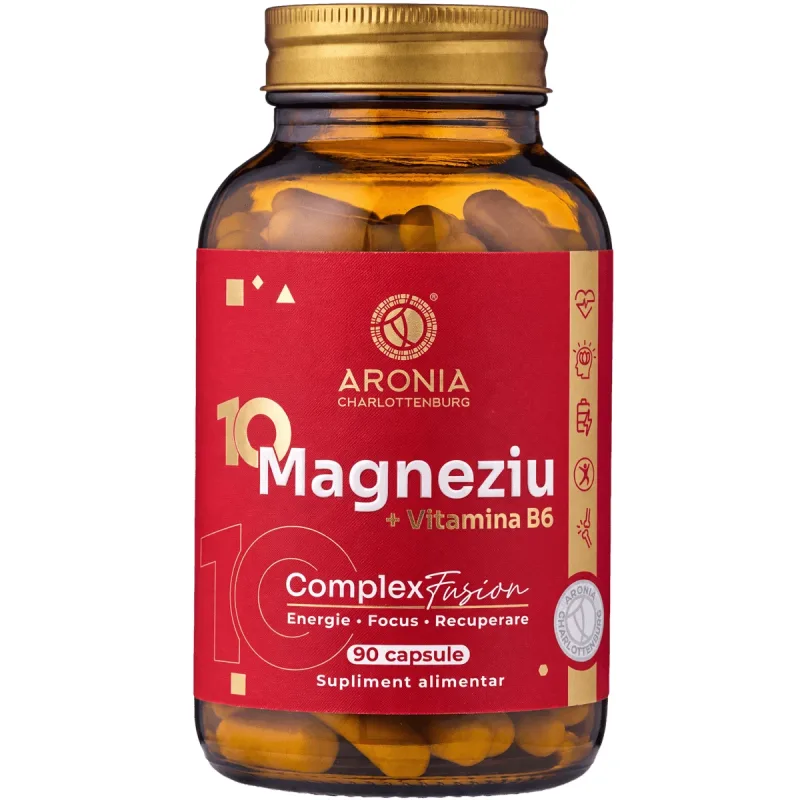 10 Magneziu + Vitamina B6 – Complex Fusion: 10 forme de magneziu + vitamina B6 pentru energie, focus și recuperare — preț și oferte