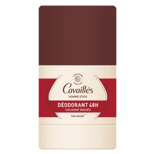Deodorant stick 48h pentru barbati, Colonie cu note lemnoase, 50 ml, Roge Cavailles