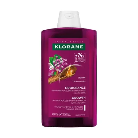 Sampon accelerator pentru cresterea parului cu Adenozina Chinina Growth, 400 ml, Klorane — preț și oferte