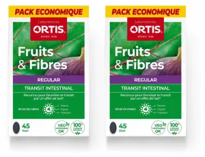 Ortis Fruits & Fibres Regular, 2x45 comprimate