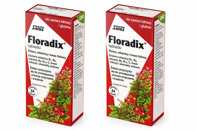 Floradix Fier și vitamine, 2x84 comprimate — preț și oferte