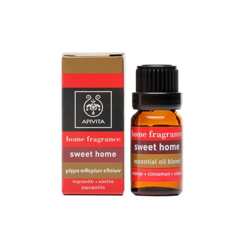 Apivita Ulei esențial organic Sweet Home – Amestec de portocală, scorțișoară și cuișoare 10 ml — preț și oferte