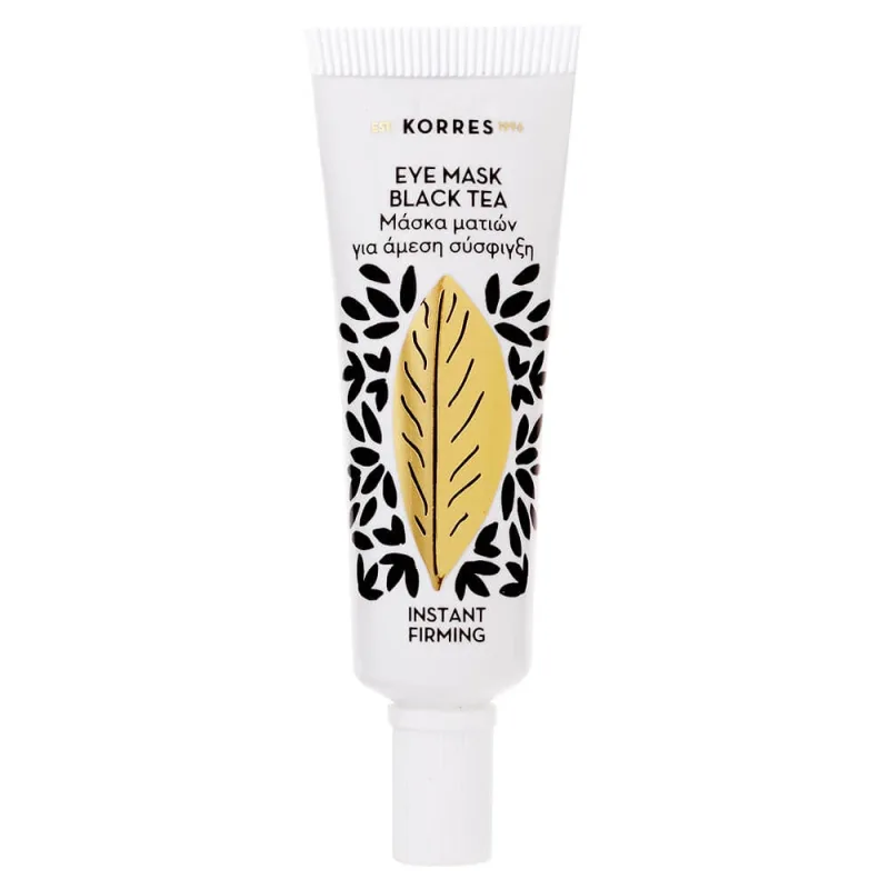 Korres Eye Mask Black Tea pentru fermitate imediată 6 ml — preț și oferte
