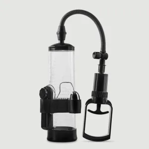 Pompă pentru penis cu mâner vibrator tip ramrod